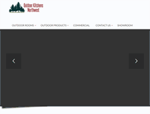 Tablet Screenshot of outdoorkitchensnorthwest.com